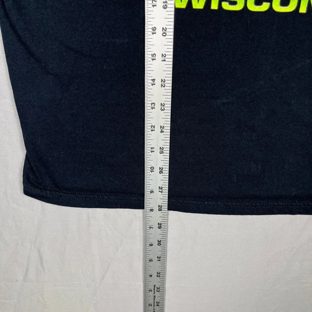 Gildan T-Shirt Mens XL Black Wisconsin Dells Monster Energy Style Tee